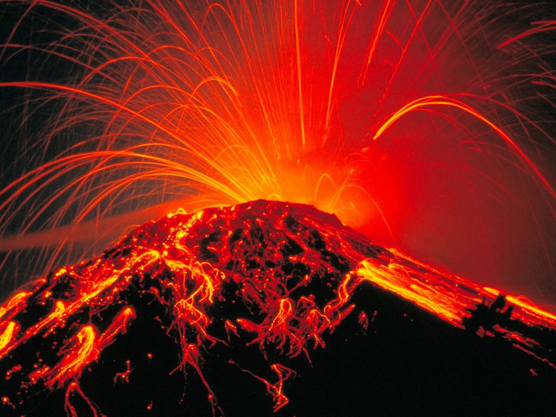 Вулканы — причина вымирания