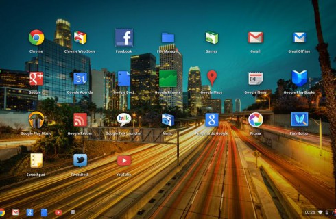Chrome OS с новым интерфейсом