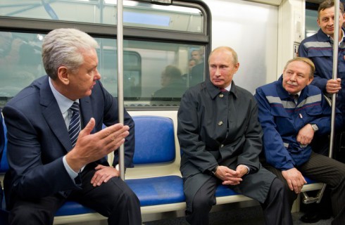 Путин открыл новую станцию метро в Москве