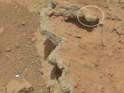 Следы древнего ручья на Марсе