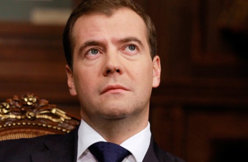 Премьер – министр Медведев прибыл в Давос