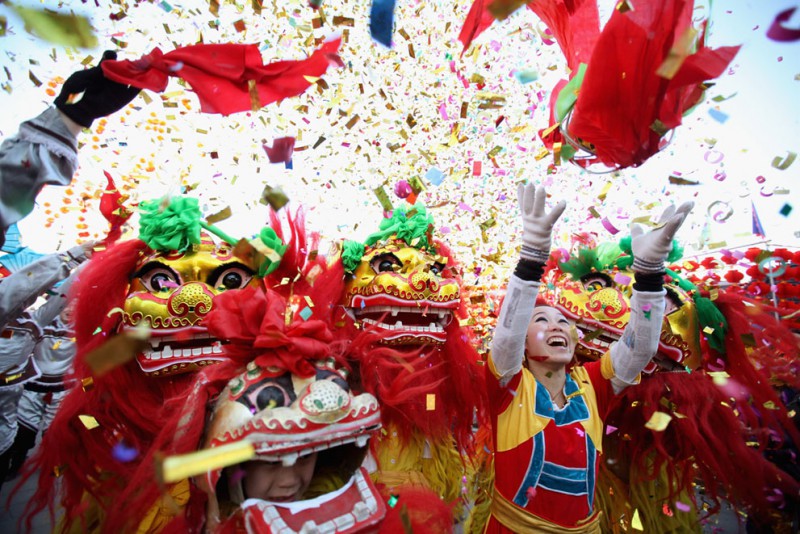 В Китае празднуют Новый год