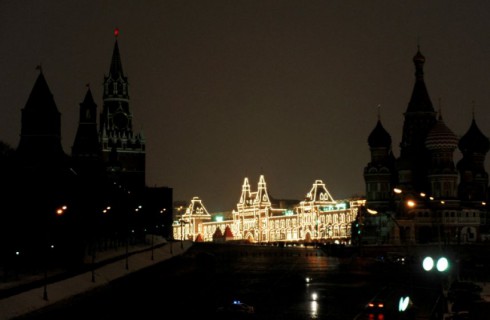 В Москве прошел «Час Земли»