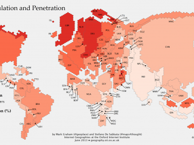 Интернет-карта мира