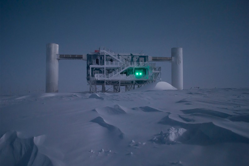 IceCube собирает космический «урожай» в Антарктиде