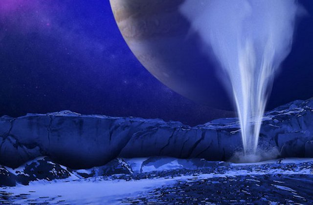 На спутнике Юпитера нашли огромный фонтан воды