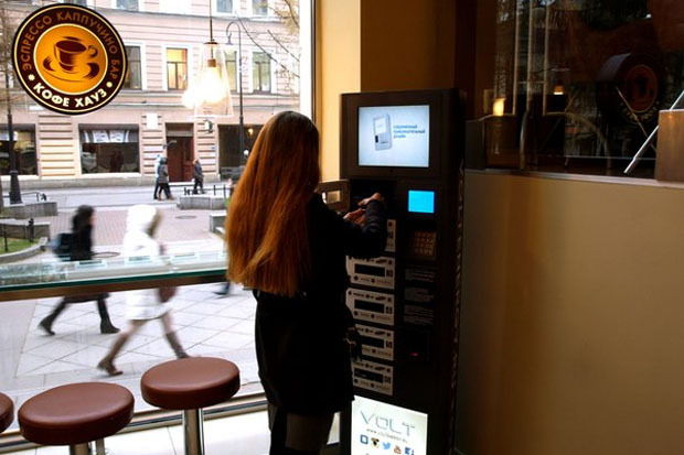 В Санкт-Петербурге появятся автоматы для подзарядки гаджетов