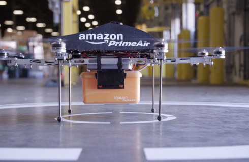 Дроны доставят товары Amazon