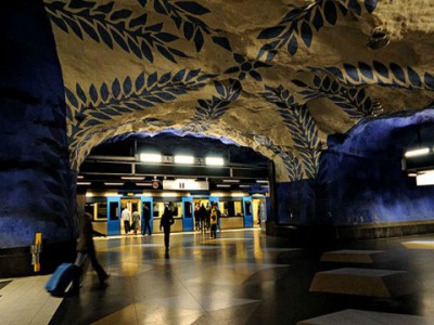 Красивые станции метро. Стокгольм