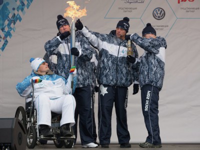 Паралимпийский огонь: Эстафета Паралимпийского огня во Владивостоке