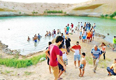Озеро в Тунисе