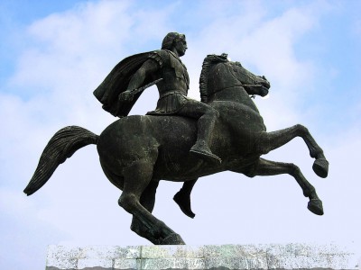 Памятник Александру Великому в Салониках (Греция)