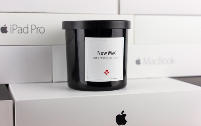 Для любителей Apple выпустили свечи с уникальным запахом