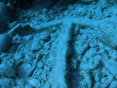 Якорь Колумба, обнаруженный у островов Теркс и Кайкос