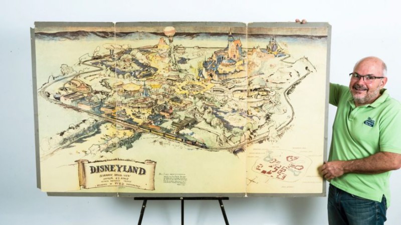 Оригинальная карта Disneyland уйдет с молотка