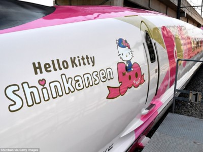 Поезд Hello Kitty