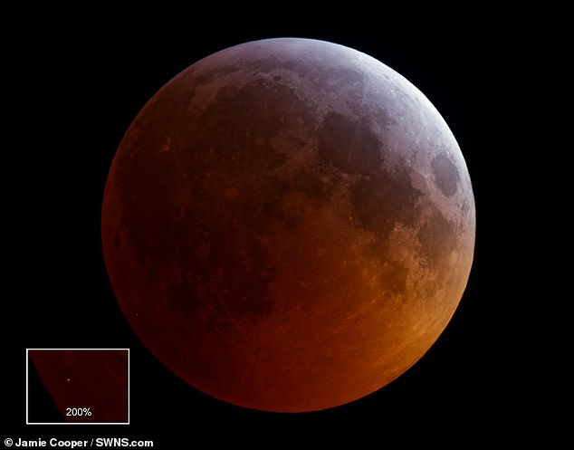 Удачливый фотограф запечатлел удар метеора по Луне